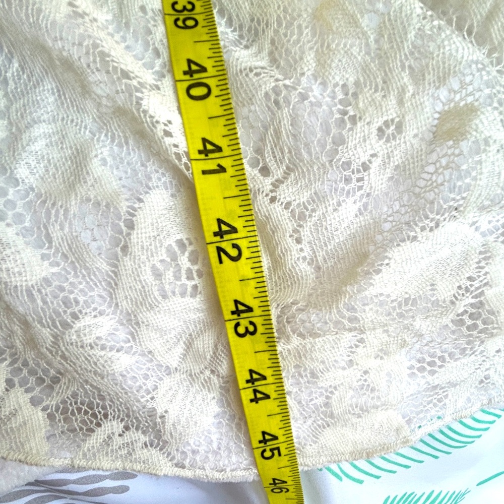 Trixxi White Lace Strapless High/Low Dress Size Medium - Picture 13 of 13